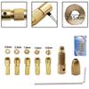 Precision Copper Drill Chuck Set For Motor Shaft Compatibility 7pcs/set
