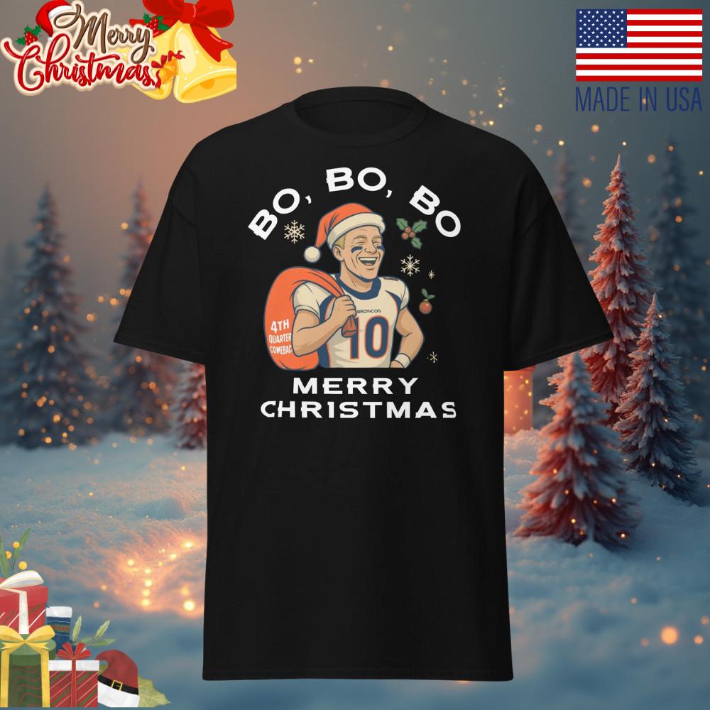 NEW Funny Bo Nix Shirt Broncos Christmas Shirt Denver Football Broncos Reprint@@ Unisex T-Shirt XL