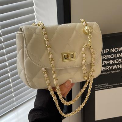 Small Bag Women'S Mini High-End Texture Diamond Chain Fashion Messenger Mini Bag