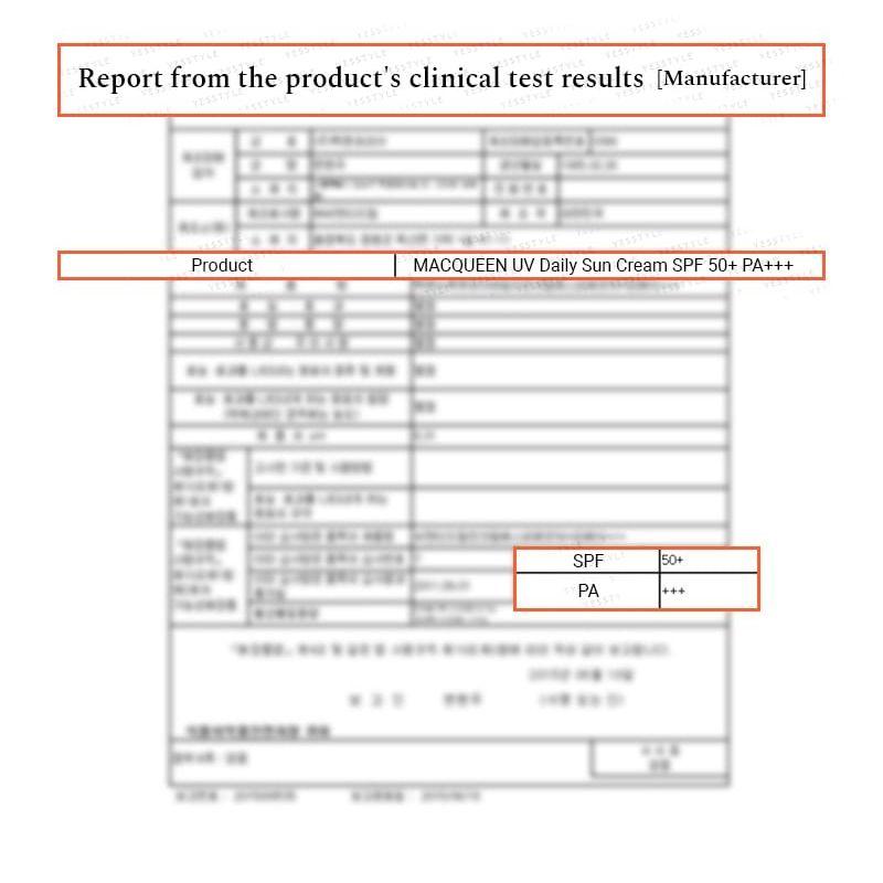 MACQUEEN - UV Daily Sun Cream (Natural Make-Up Base)