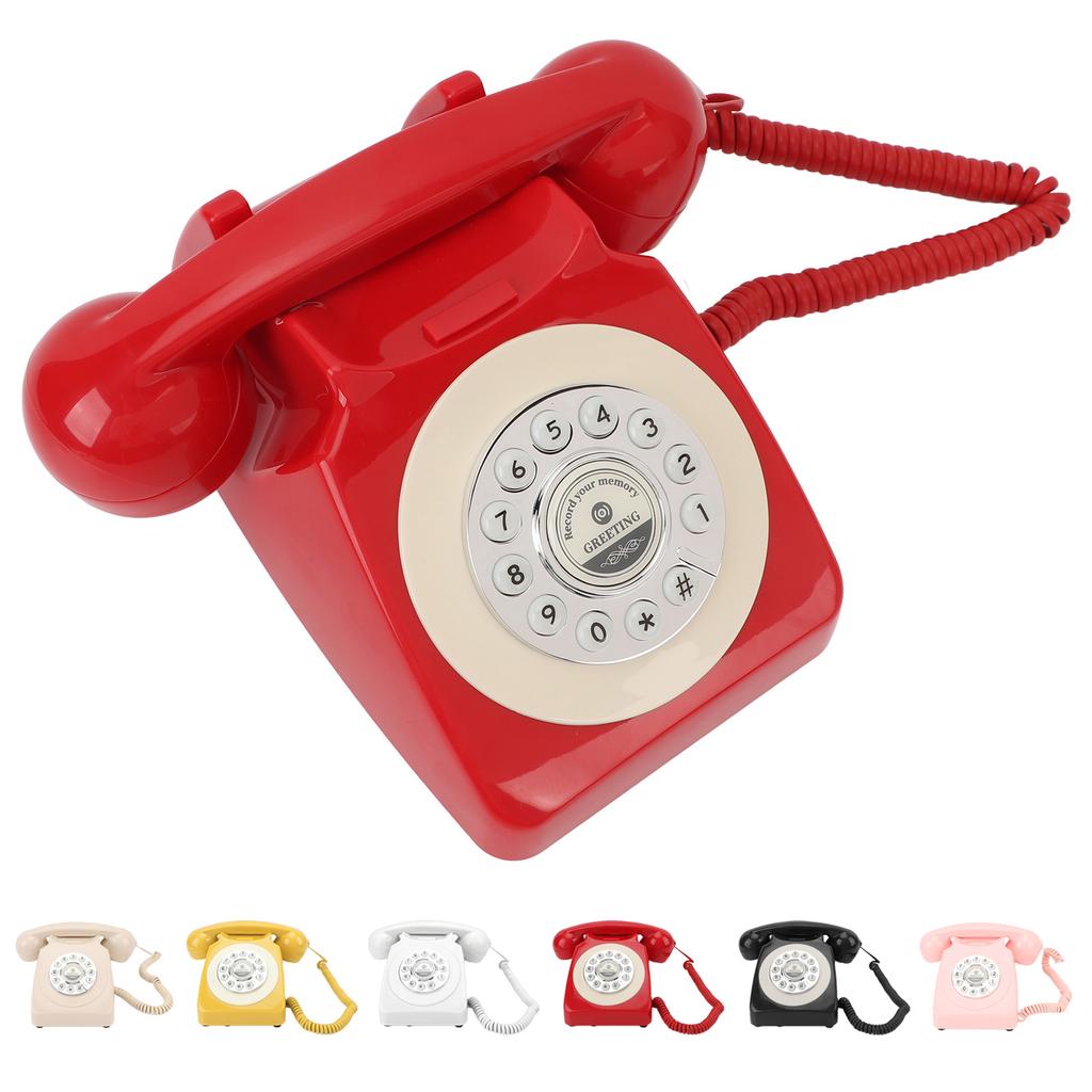 Audio Guest Book Phone Clear Sound Convenient Use Audio Message Recording Telephone for Wedding Even