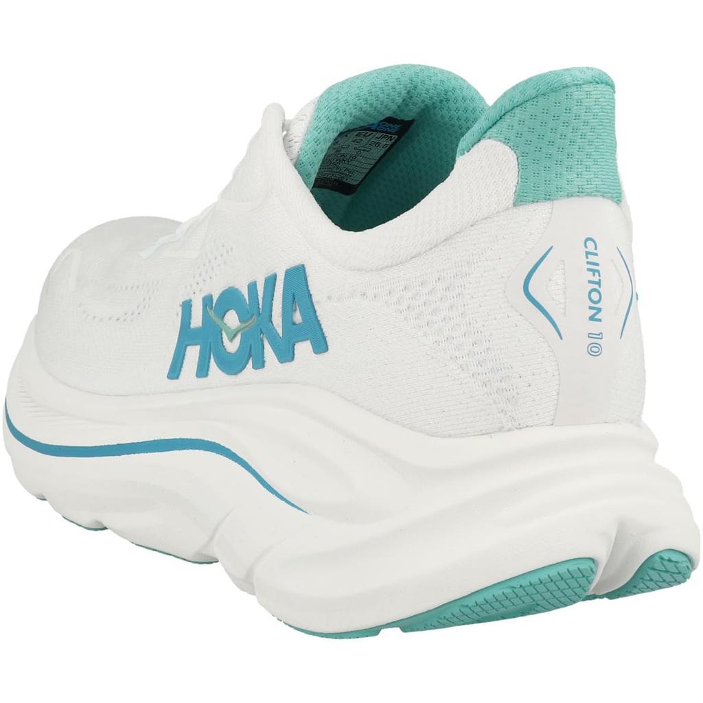 HOKA Clifton 10 Running Jogging x Size Shoes, Shoes, 1162030-WKY (White Blue, 26.0, Men's)