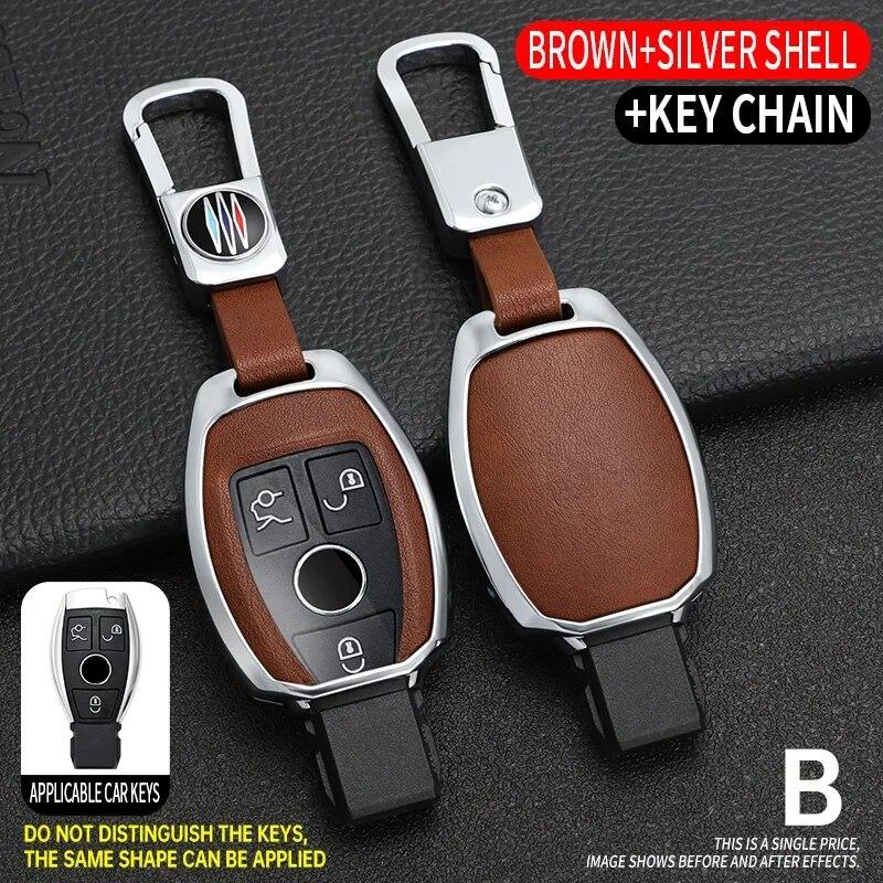 Carcasa din aliaj pentru cheia de la distanță pentru Mercedes Benz ABCER Class GLS GLA GLK GLC CLS CLA AMG W204 W205 W212 W463 W176