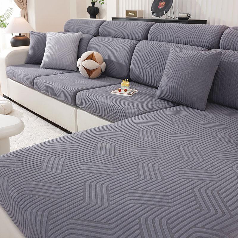 

Lanmolifejacquard Sofa Seat Cushion Cover Thickened Elastic Dustproof Sofa Covers Removable Cleaning Furniture Protective Covers 1pc headrest cover
