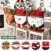 1 ks Vánoční dekorace 2023 Vánoční potah na křeslo Santa Claus Sněhulák Festival rukávů na křeslo Home Decor Ornament