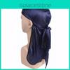 Unisex Seiden-Durag-Bandana-Hut in Premiumqualität mit langem Schwanz für ultimativen Komfort