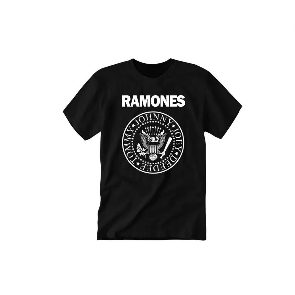 Sommer Der Ramones Punk Rock Band T-Shirt unisex Kleidung kurze Ärmel Lässig Locker Rundhals Qualität Hemd