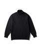 Snow Peak Washable Wool Turtleneck Knit Knit and Sew Long Sleeve for Men and Size S KN-25AU002 Sweater/Cut T-Shirt Women, Black,