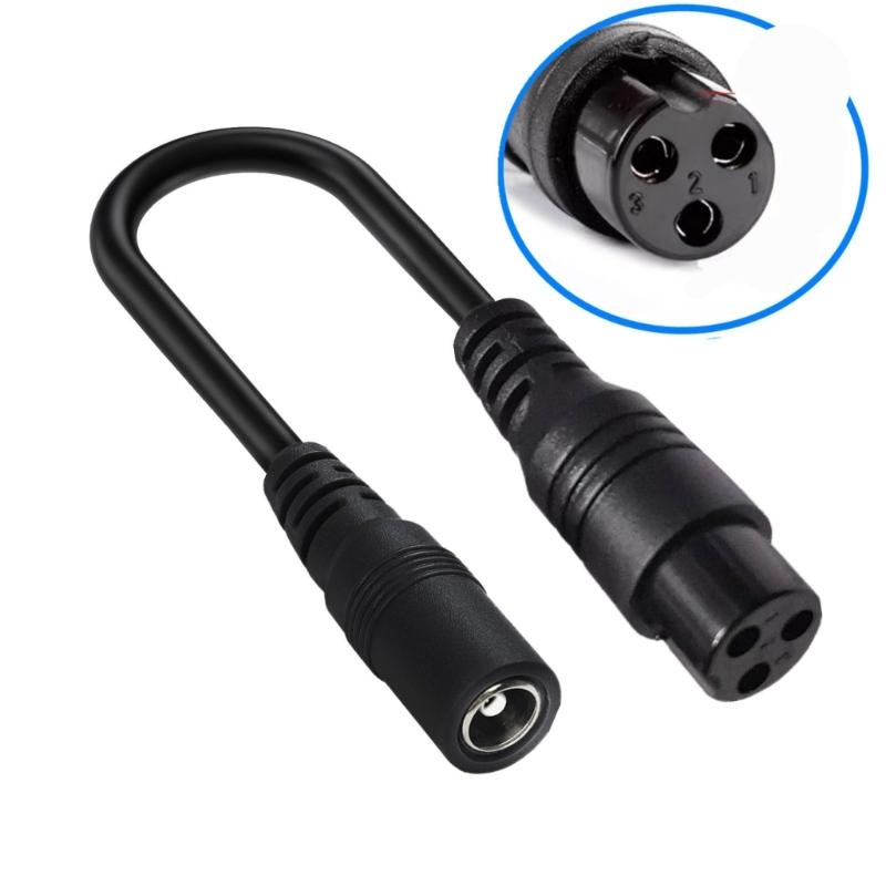 DC5521 to 3Pin/DC5525 Conversion Cable Female to Male/Female Adapter Wire Line for Electric Vehicles Balance Car