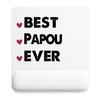 Mousepad - PLANETEE - Best Papou Ever - 22×18 Cm - 3 Mm - Non-slip Surface