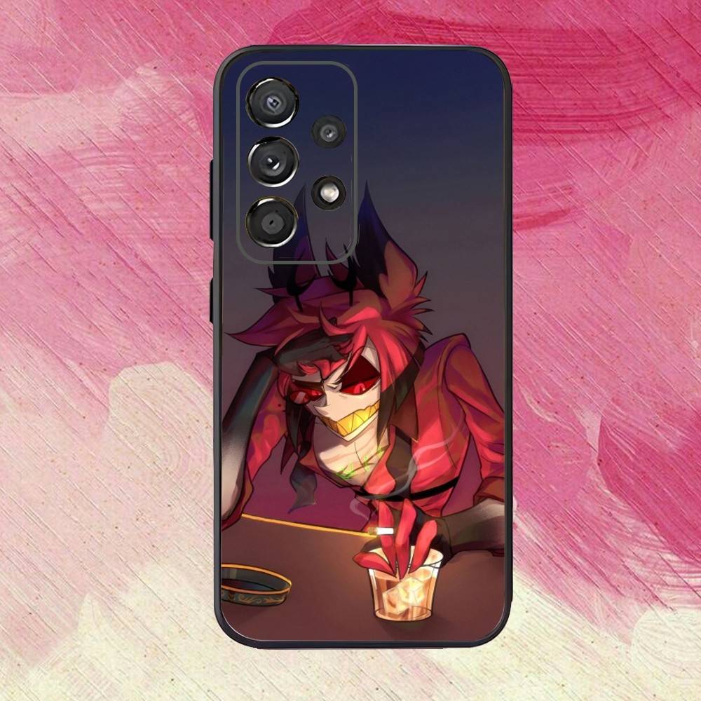 H-Hazbin H-Hotel A-Alastor Phone Case For Samsung S25,S24,S21,S22,S23,S30,Ultra,S20,Plus,Fe,Soft Silicone Black Cover