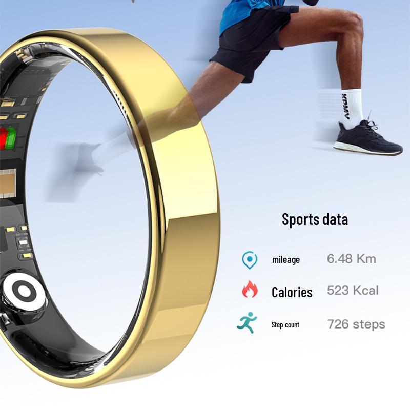 Cross-Border Bestseller Smart Ring: Heart Rate, Blood Oxygen, Sleep Monitoring, Waterproof, Remote Photo & Video Control.