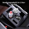 Armrest Organizer for Car Large Capacity with Cup Holder Car Armrest Box Storage Organizer for Charging Cable Phone Key Card