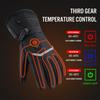 Electric heating gloves for winter skiing, heating gloves for motorcycles, warm and waterproof with battery box, and heating glo