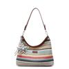 Straw Bag Women's 2025 Summer New Trendy Seaside Vacation Beach Woven Shoulder Messenger Bag Commuter Tote Bag