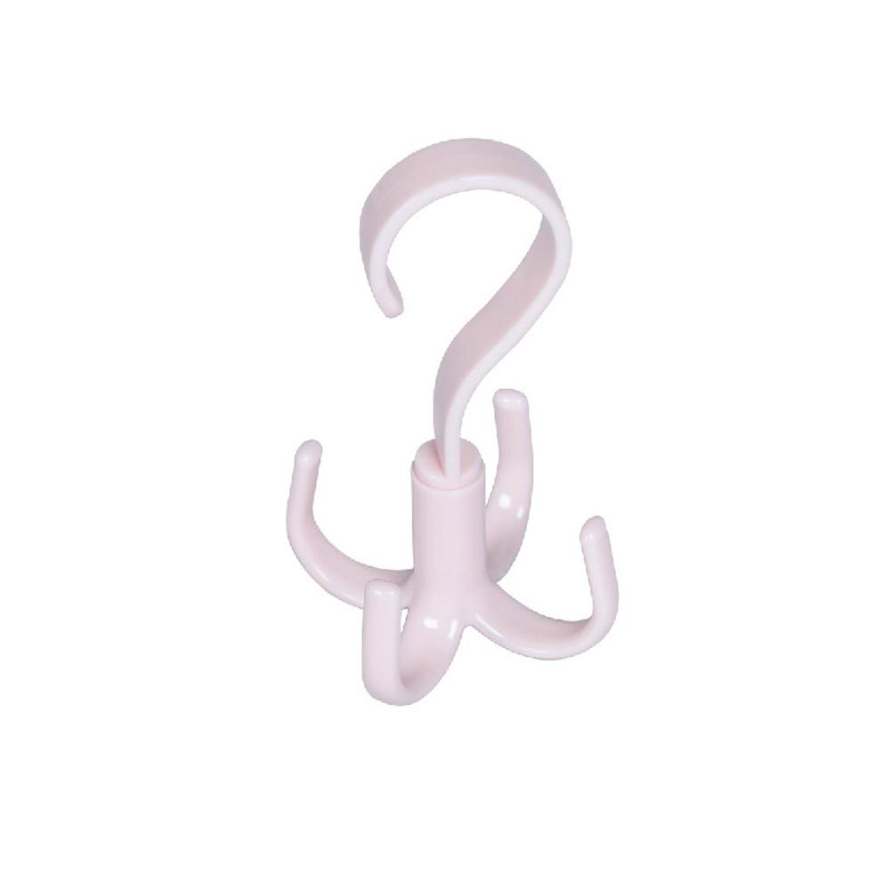 4-claw Hanger 360 Degree Rotatable Multifunctional Kitchen Storage Hook For Hanging Bag Scarf Belt Clothes