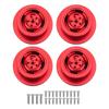 Aluminum Alloy Wheel Rims Upgrade Spare Parts Fit for MN90 91 99 99S 1Celsius12 RC Crawler Car