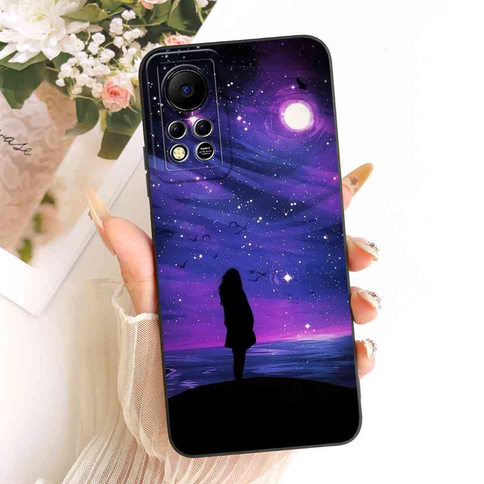 For Infinix Hot 11s NFC Case Beautiful Butterfly Flower Back Cover For Infinix Hot 11 S 11s NFC 11SNFC Protection Cases Funda