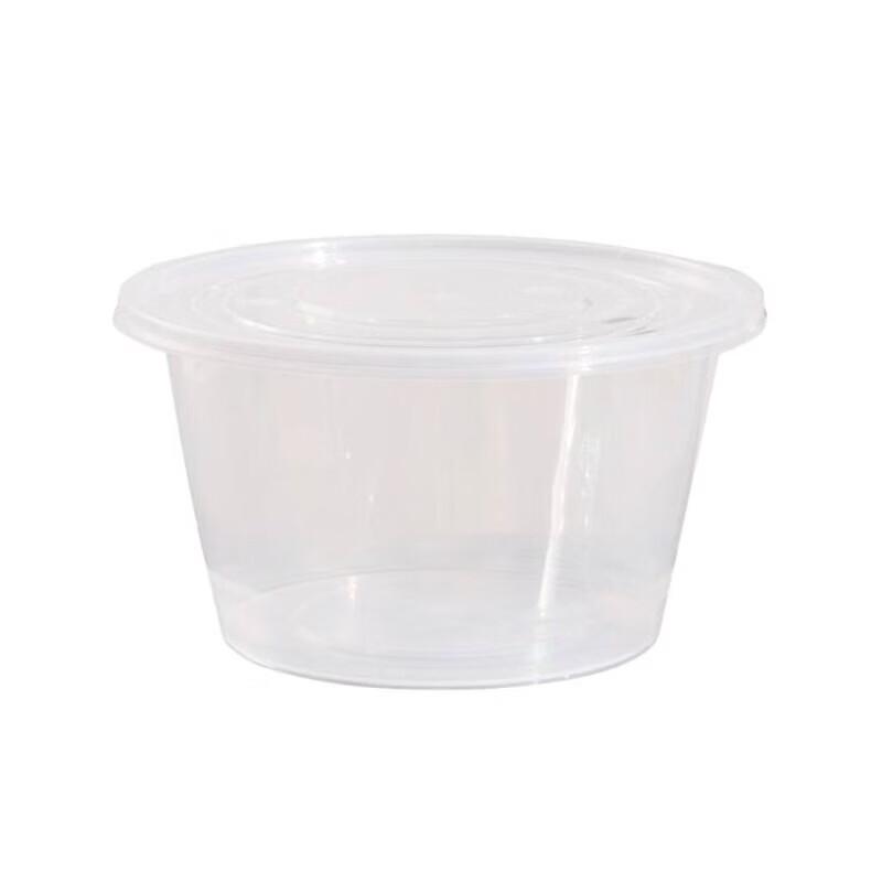 Disposable Round Plastic Meal Prep Container 1000ml