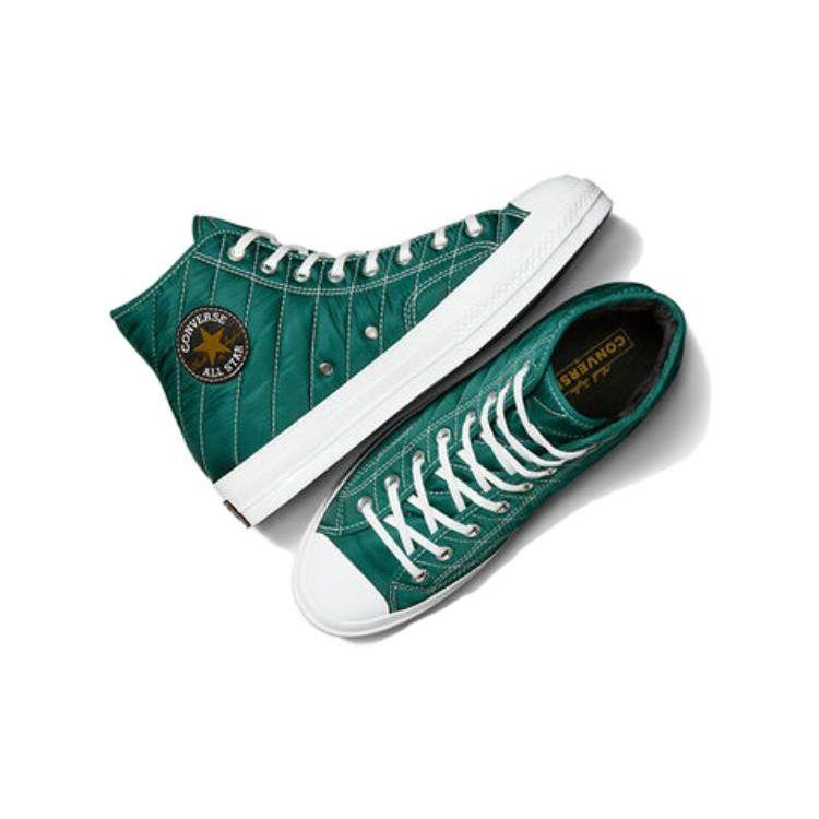 Converse Chuck 70 Versatile Simple Durable Breathable High-Top Canvas Shoes Unisex Sneakers Green A05607C