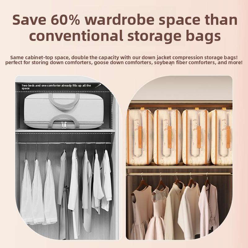 Pvc Quilt Storage Bag With Breathable Mesh Panel For Seasonal Duvet And Clothing