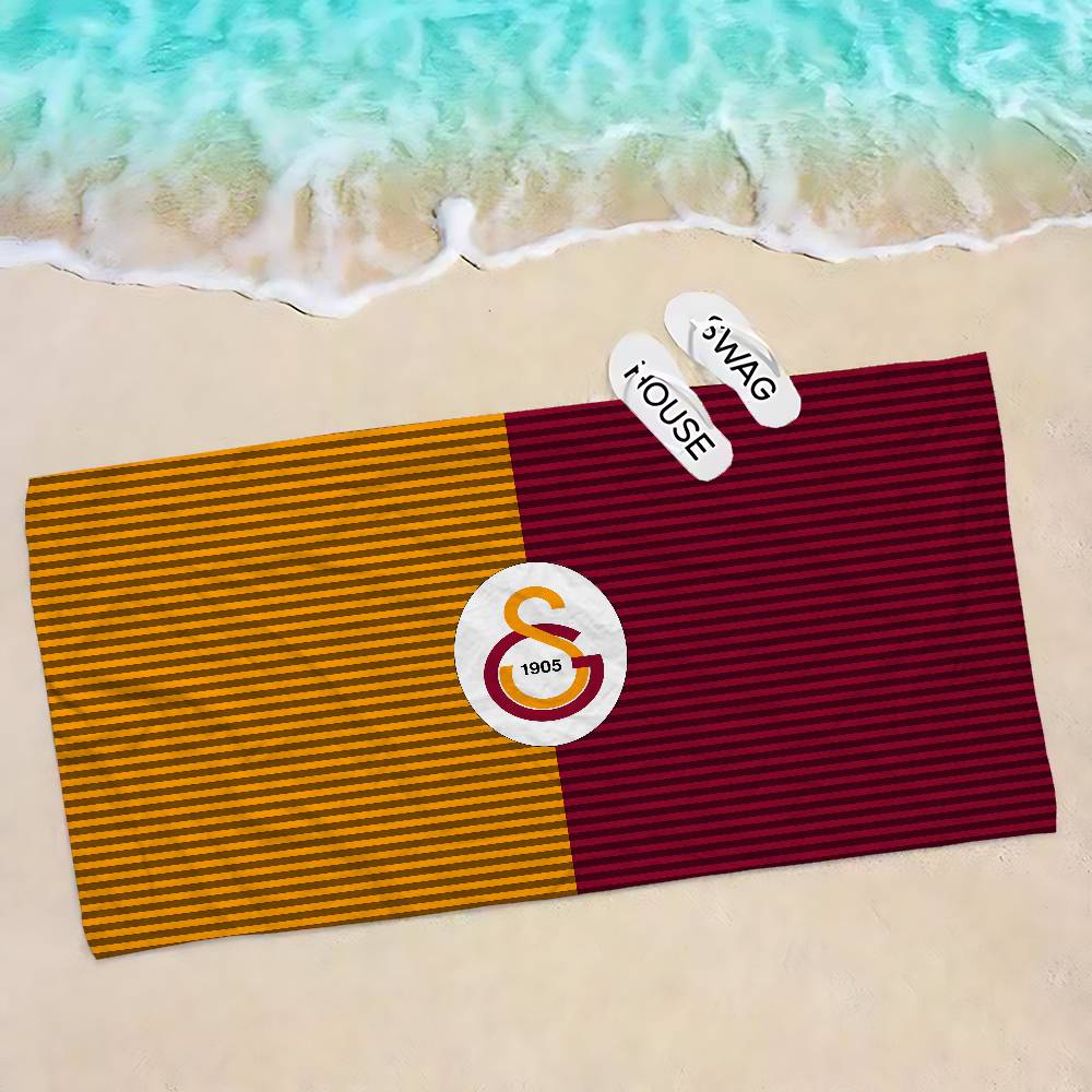 G-Galatasaray S-S.K. Asciugamani da Spiaggia Grandi in Microfibra Anmie Asciugatura Rapida Asciugamani da Spiaggia Sabbiosa Asciugamano da Piscina per Viaggi Piscina Nuoto Yoga
