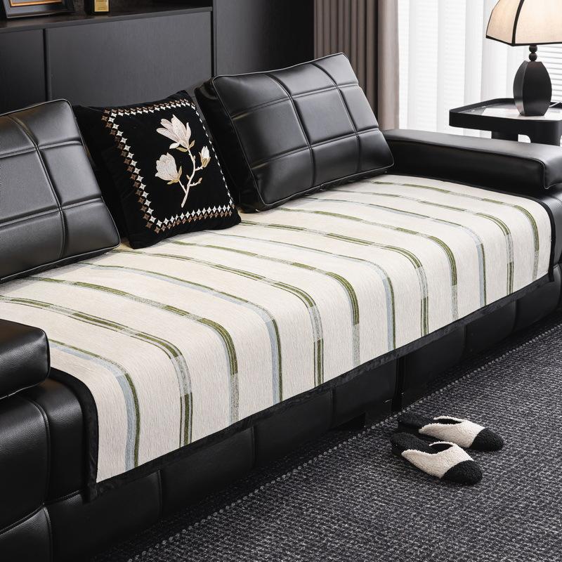 

Простая подушка для дивана шениль универсальная для всех сезонов новая подушка для сиденья дивана Лоуренс фиксированный нескользящий чехол 70*70cm