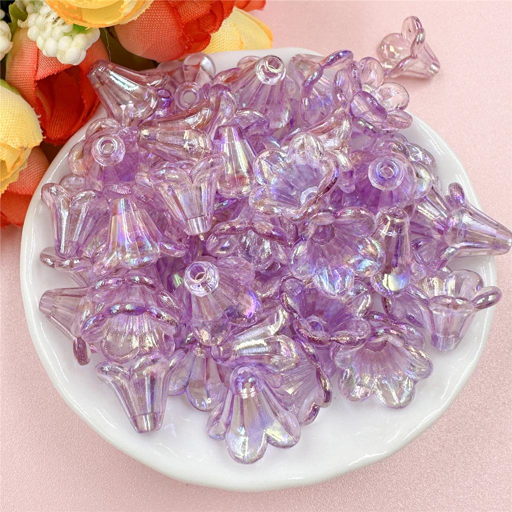 Morning Glory Lose Perlen 12*11,5mm Ohrringe Schmuck Machen Armbänder DIY Acryl 200PCS Schmuck Zubehör Halskette