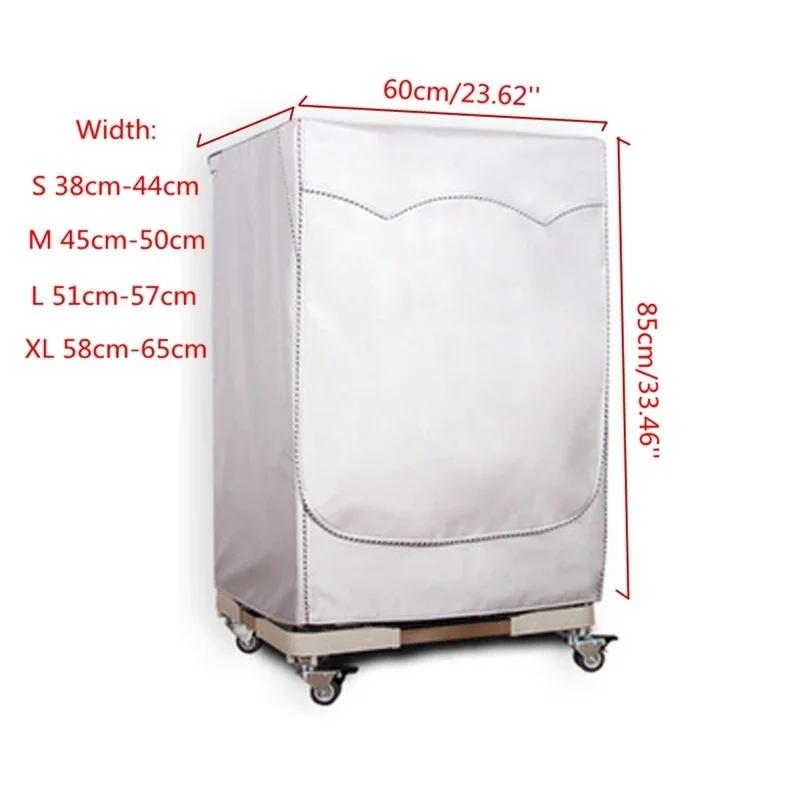 Thicken Washing Machine Dust cover Protection balcony Automatic Roller Washer Sunscreen Cover Dryer Washing Machine Cover