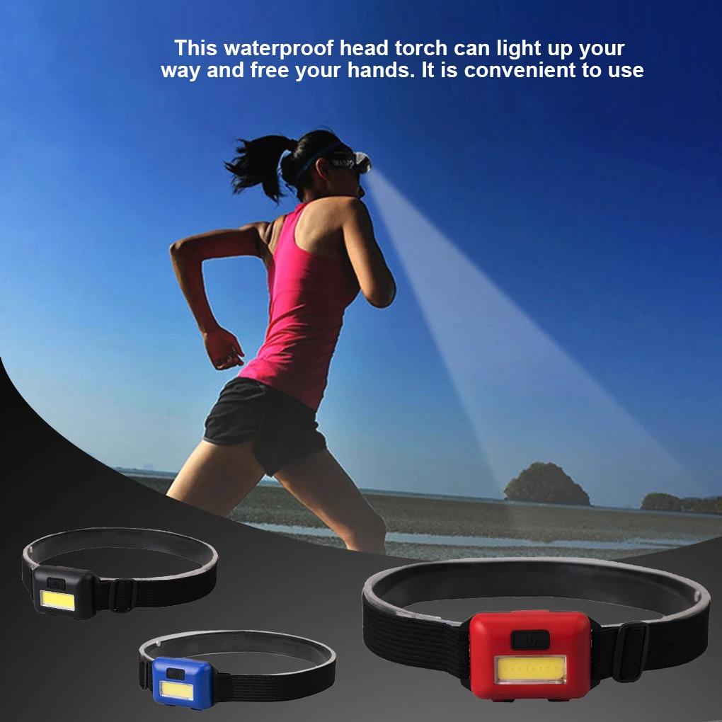 Waterproof 3 Modes Outdoor Cycling Headlamp Fishing Flashlight Head Torch Tourism Equipment Mini Led Camping Light Headlight