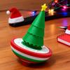 3D Printed Christmas Ornament Pop-Up Box Fidget Toy Xmas Tree Clicker Spinning Top Stress Relief Toy for Festive Desktop Decoration