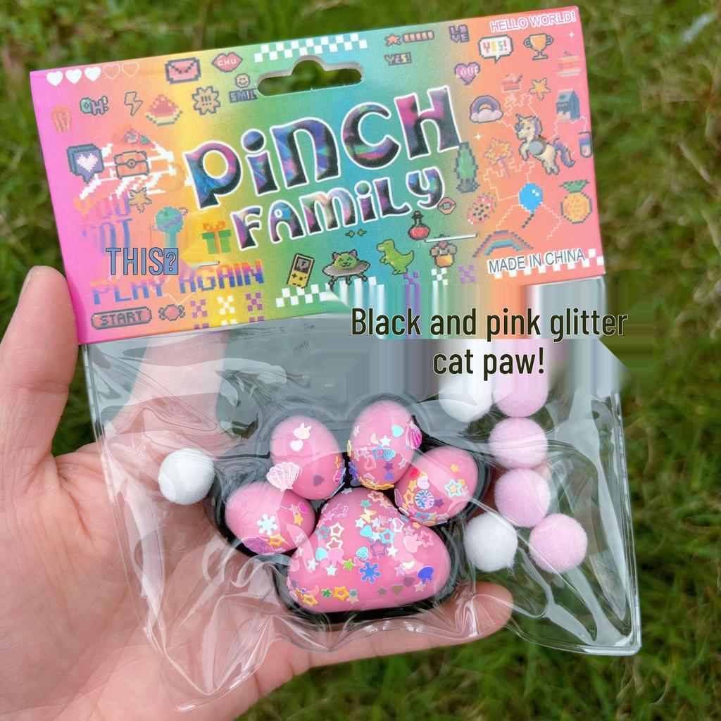 Viral Giant Plush Cat Paw Squishy Toy – Stress-Relief with a Soft, Pinchable Texture