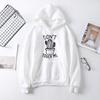 Ladies Cactus Print Hooded Sweatshirt for Women Long Sleeve Casual Plush Pullover Hoodies Loose Fit Autumn and Winter