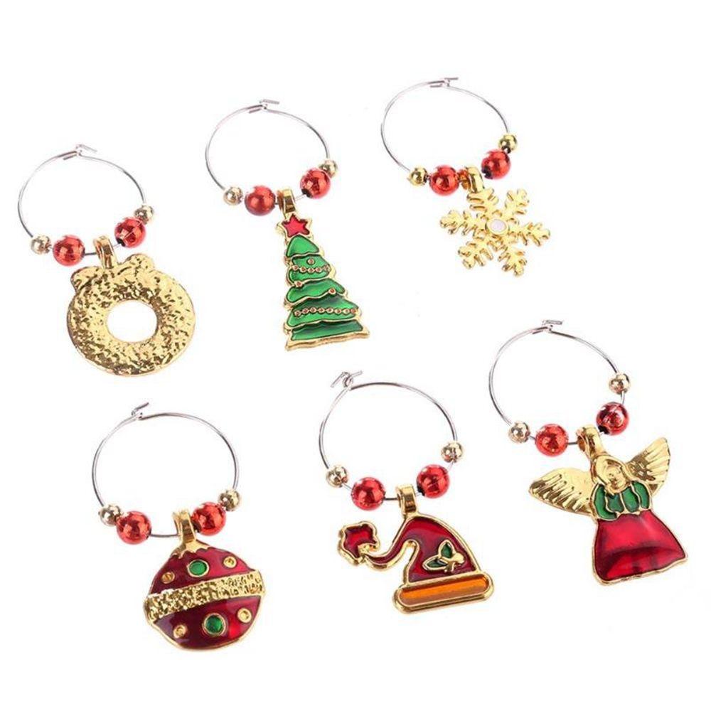 Table Decoration Pendants Christmas Pendants Christmas Decoration Party Accessories Wine Rings