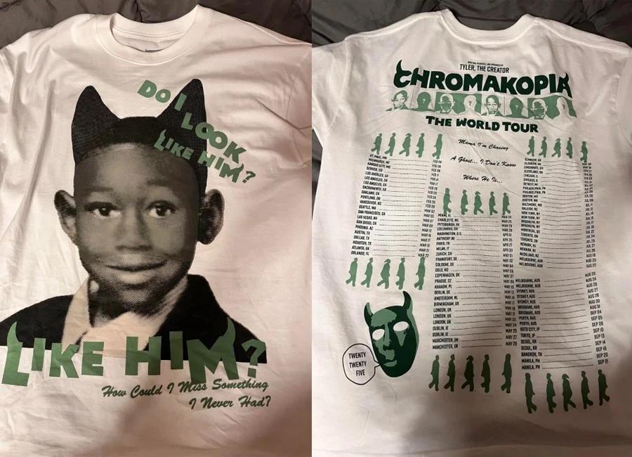 НОВАЯ РАСПРОДАЖА! Tyler the Creator Chromakopia Tour Концерт 2026 ПЕРЕПЕЧАТКА Футболка XXXL