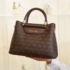 Large-capacity Retro Exquisite Versatile Handbag, High-end Printed Tote Bag, Simple Casual Commuting Versatile Women's Bag