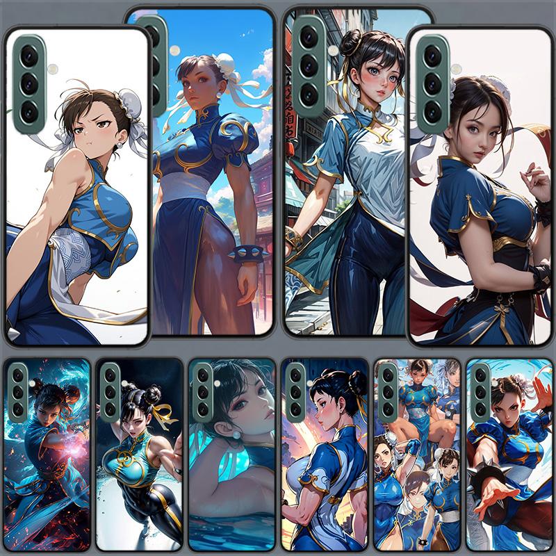 Game Anime Ch-Chun Li Phone Case for Samsung A54 A14 A24 A34 A17 A37 A57 A55 A35 A25 A15 A07 A05S A04S A12 A22 A32 A52S A72 Gala