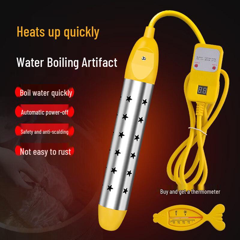 Portable 2000W Electric Immersion Water Heater