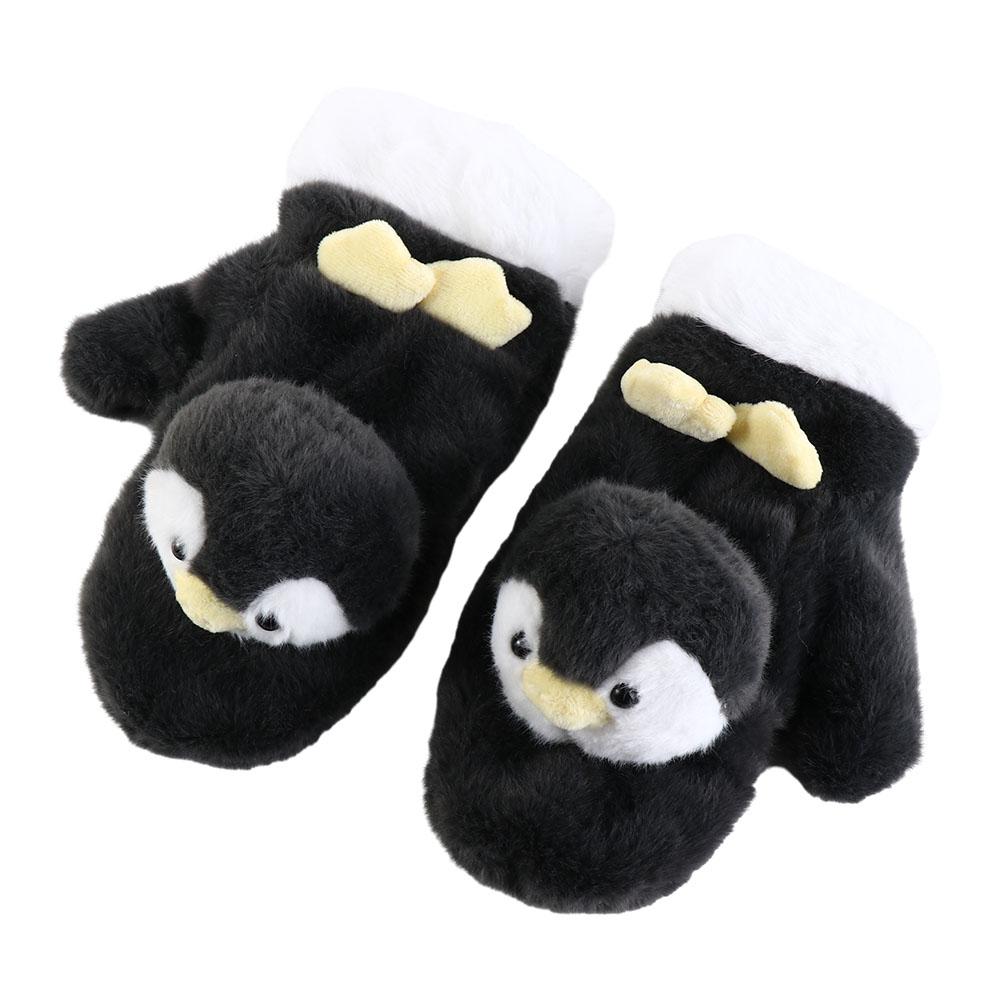 Fashion Capybara Capybara Gloves Winter Warm Penguin Penguin Warm Gloves Animal Cold Protection Animal Gloves Universal
