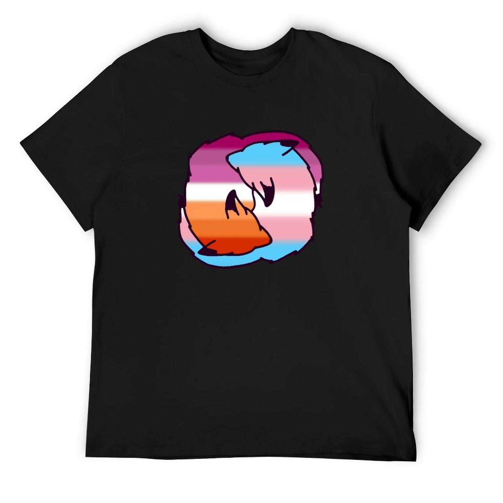 

Lesbian/Trans Cuddles T-Shirt baggy shirts graphic tee shirt animal prinfor boys vintage clothes mens graphic t-shirts funny 4XL