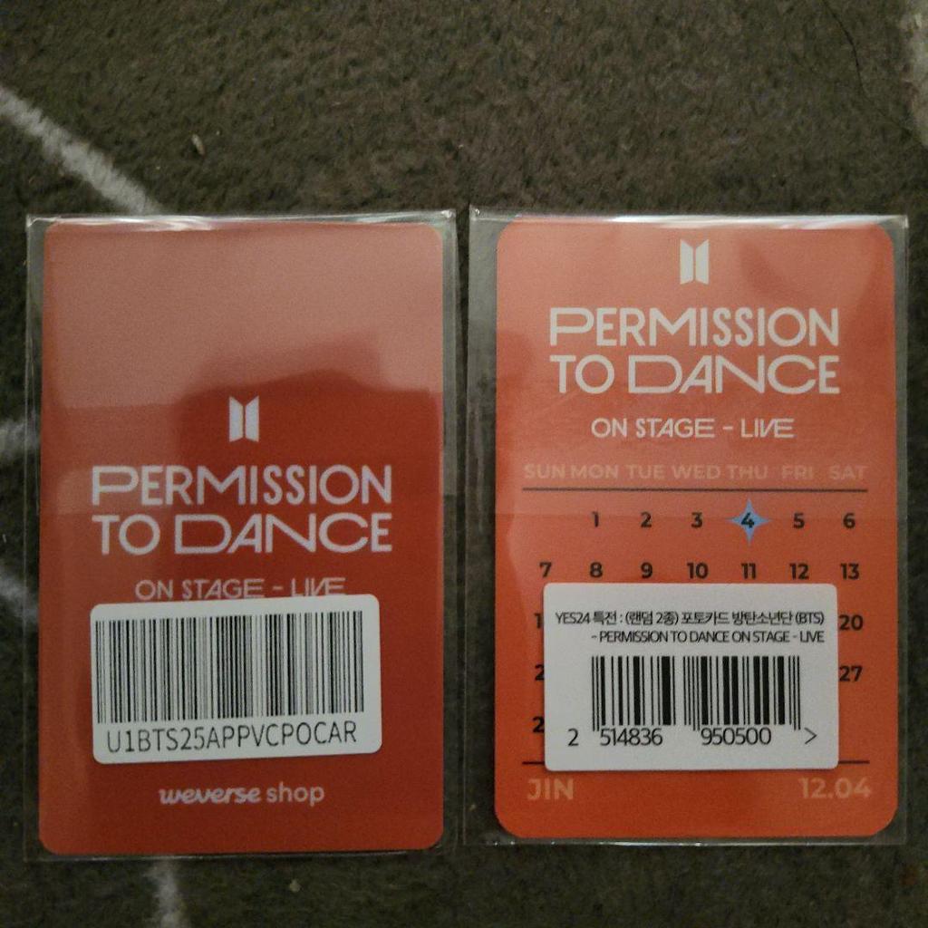 [USED] PTD ONSTAGE-LIVE JIN Additional Benefits and YES24