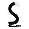 Handmade hair simulation animal tail plush cat tail cartoon show cosplay accessories party cute cat girl tail