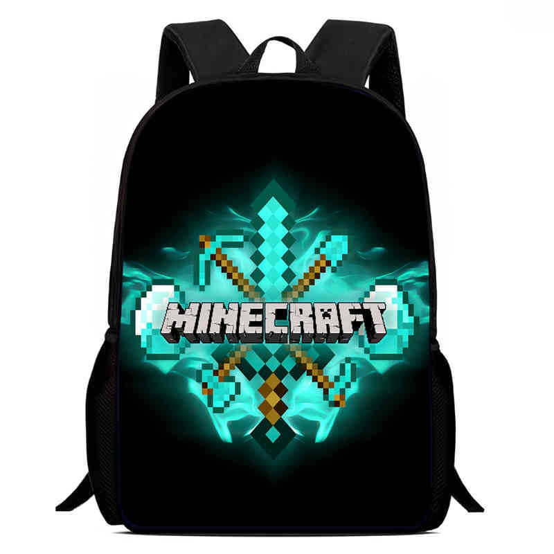 Student Schoolbag Cartoon Backpack Set 3D Digital Printing Backpack
