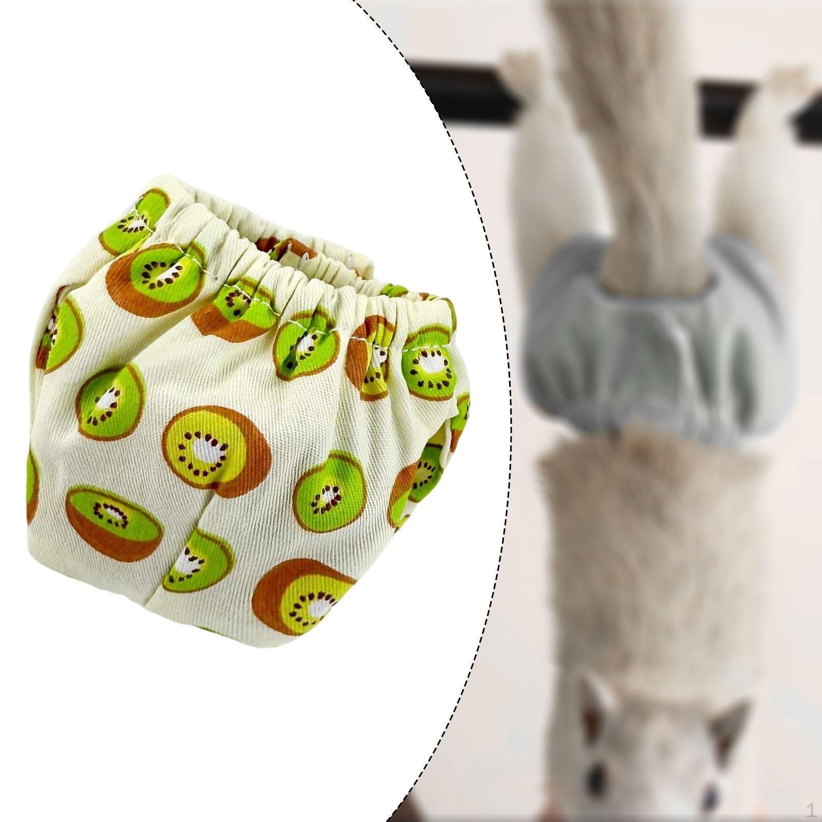 

Подгузники для белок Подгузник для морской свинки Одежда Товары для питомцев Многоразовые Маленькие для сурка M_Kiwi