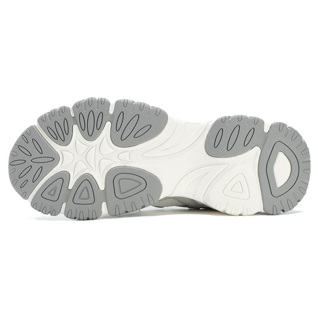 FILA Fluid 4 Mesh Retro Street Style Low-Top Casual Shoes Men sneaker White Gray F12M332113FSB