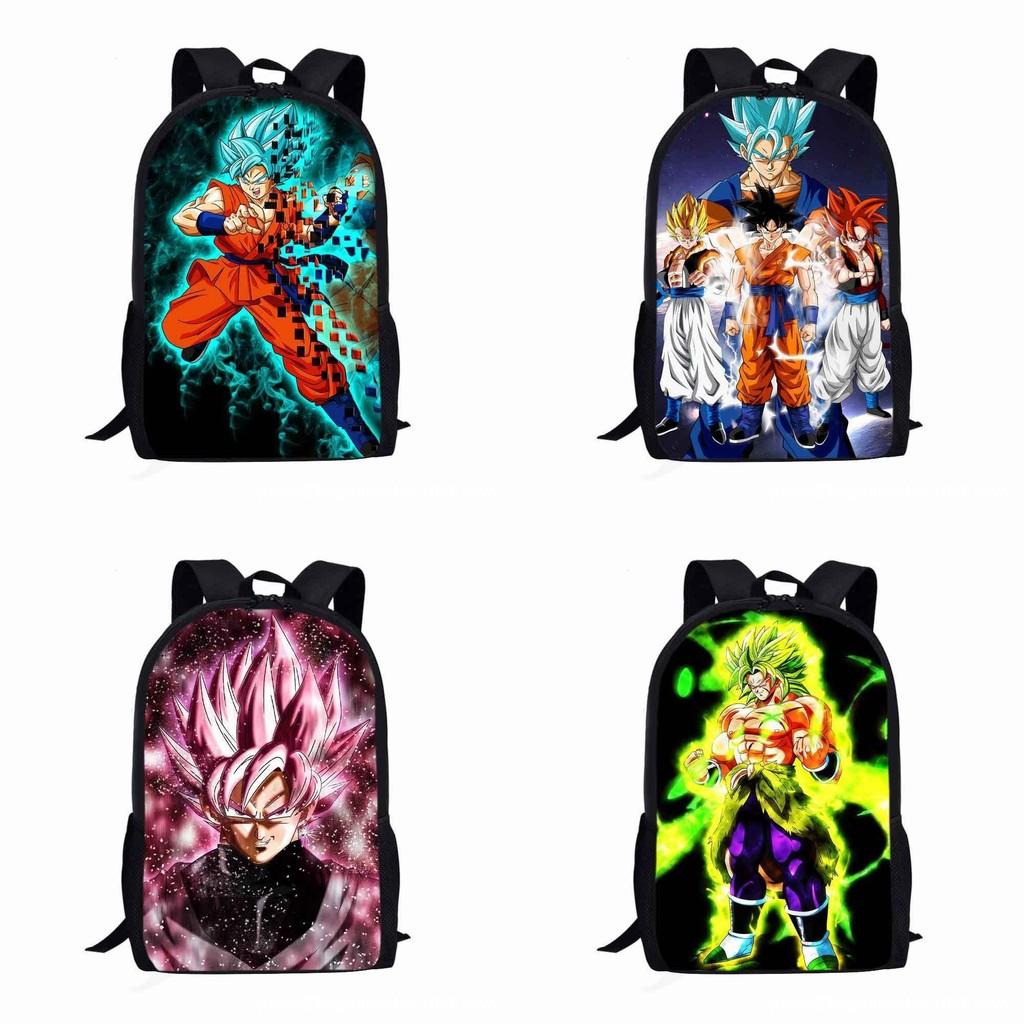 Ball Dragon Anime Cartoon Print Design Kids Backpack Elementary School Backpack