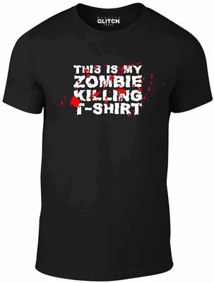 This Is My Zombie Killing T-Shirt - Funny Undead Zombies Kill Blood T Shirt COD