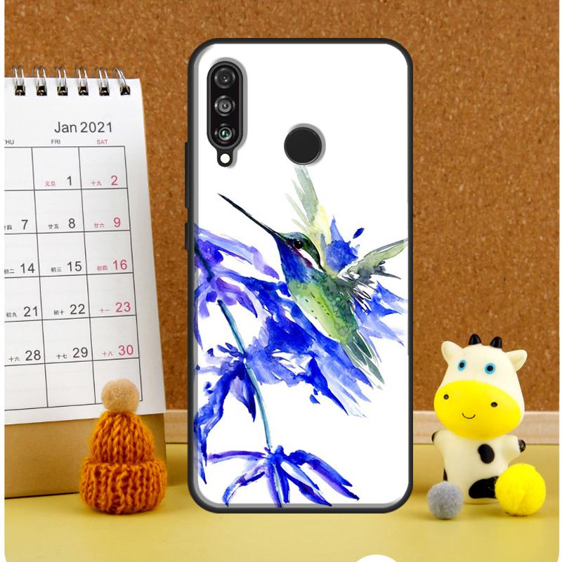 Hummingbird and Flowers For Huawei Nova 9 10 SE 3i 7i 8i 11i 12i Y60 Y61 Y70 Y72 Y73 Y90 Y91 P20 P30 P40 Lite Case