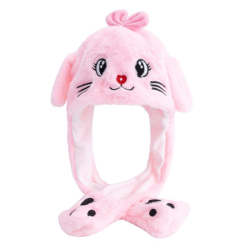 New Style Unisex Funny Ear Hat Various Animal Style Couple Cute Ear Moving Up Cap Men Women Rabbits Ears Winter Lovely Hats