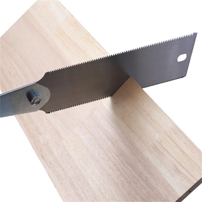 Versatile Pull Saw SK5 Double/Single Edges Saw for Woodworking Smooth Cuts with Minimal Effort Easy Storage Hole